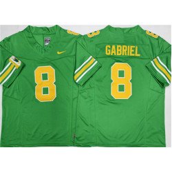 Men's Oregon Ducks #8 Dillon Gabriel 2026 Green F.U.S.E. Stitched Jersey