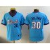 Youth Atlanta Braves #30 Drake Baldwin Powder Blue 2026 City Connect Stadium Stitched Baseball Jersey