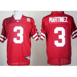 Nebraska Cornhuskers #3 Taylor Martinez Red Jersey