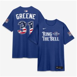 Men's American League #31 Riley Greene Blue 2026 All-Star Game Name & Number T-Shirt