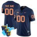 Men's West Virginia Mountaineers ACTIVE PLAYER Custom Navy F.U.S.E. 1965-2025 Throwback Stitched Jersey