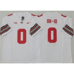 Men's Ohio State Buckeyes #0 OH-IO White 2025 F.U.S.E. Limited Stitched Jersey