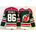 Men's New Jersey Devils #86 Jack Hughes Green Red 2024-25 With A Patch Stitched Hockey Jersey