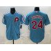 Men's Philadelphia Phillies #24 Andrew Painter Blue Cool Base Stitched Jersey