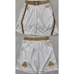 Men's Boston Celtics City Edution White Shorts (Run Small)