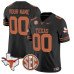 Men's Texas Longhorns Active Player Custom Black F.U.S.E. State Map & SEC Patch Stitched Jersey
