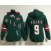 Minnesota Wild #9 Mikko Koivu Green Women's Old Time Heidi NHL Hoodie