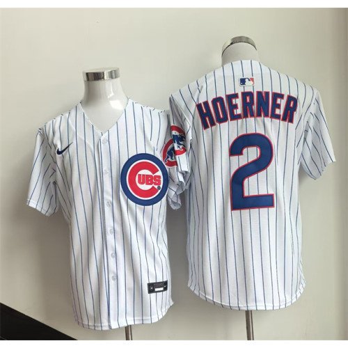 Men's Chicago Cubs #2 Alex Bregman White Cool Base Stitched Baseball Jersey