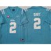 Men's Ole Miss Rebels #2 Jaxson Dart Blue Stitched jersey