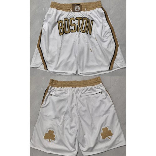 Men's Boston Celtics Cream Shorts (Run Small)