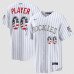 Men's Colorado Rockies Active Player Custom White 2026 All-Star Edition Stars & Stripes & USA 250 Fourth of July Home Stadium Stitched Baseball Jersey
