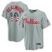 Men's Philadelphia Phillies #10 J.T. Realmuto Gray USA 250 Fourth of July Home Stitched Baseball Jersey
