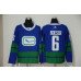 Men's Vancouver Canucks #6 Brock Boeser Blue Alternate Authentic Stitched Hockey Jersey