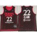 Men's Indiana Fever #22 Caitlin Clark Black Red Stitched Jersey