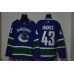 Men's Vancouver Canucks #43 Quinn Hughes Blue Adidas Stitched NHL Jersey