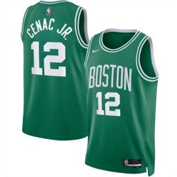 Men's Boston Celtics #12 Chris Cenac Jr Kelly Green 2026 Draft Icon Edition Stitched Basketball Jersey Men's Boston Celtics #12 Chris Cenac Jr Kelly Green 2026 Draft Icon Edition Stitched Basketball Jersey