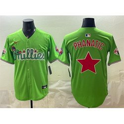 Men's Philadelphia Phillies Light Green Phanatic Limited Stitched Jersey
