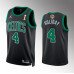 Men's Boston Celtics #4 Jrue Holiday Black 2024 Finals Champions Statement Edition Stitched Basketball Jersey
