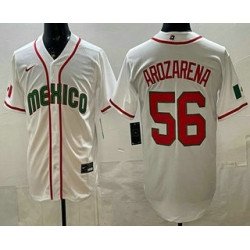 Men's Mexico #56 Randy Arozarena White 2026 World Baseball Classic Cool Base Jersey