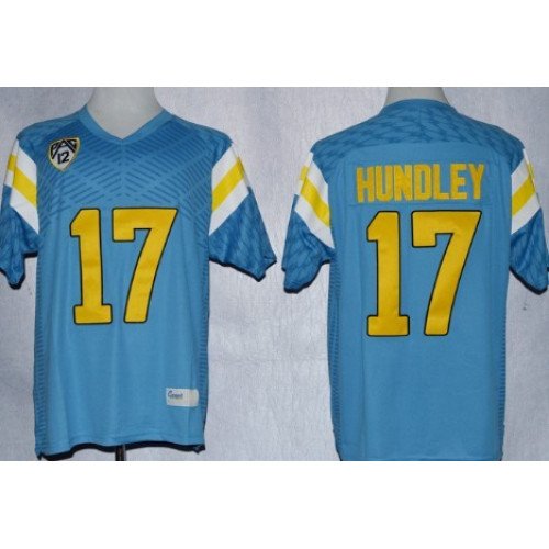 UCLA Bruins #17 Brett Hundley Light Blue Jersey