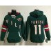 Minnesota Wild #11 Zach Parise Green Women's Old Time Heidi NHL Hoodie