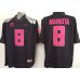 Oregon Duck #8 Marcus Mariota 2014 Black With Purple Limited Jersey