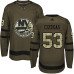 Adidas Islanders #53 Casey Cizikas Green Salute to Service Stitched NHL Jersey