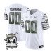 Men's Oregon Ducks Active Player Custom White 2025 F.U.S.E. Mummy Duck Vapor Limited V1 Stitched Football Jersey