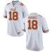 Men's Texas Longhorns 18 Tyrone Swoopes White Nike College Jersey