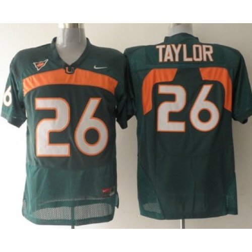 Miami Hurricanes #26 Taylor Green Jersey