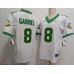 Men's Oregon Ducks #8 Dillon Gabriel White 2024 FUSE College Football Jersey