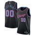 Men's Chicago Bulls Active Player Custom Black 2025-26 City Edition Swingman Stitched Basketball Jersey