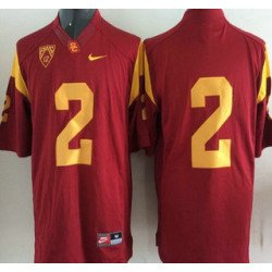 USC Trojans #2 Red 2015 College Football Nike Limited Jersey