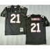 Men's Atlanta Falcons #21 Deion Sanders Black 1992 Throwback Jersey