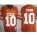 Texas Longhorns #10 Young Orange Jersey