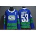 Men's Vancouver Canucks #53 Bo Horvat Blue Adidas Jersey