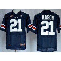 Auburn Tigers #21 Tre Mason Navy Blue Jersey
