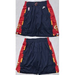 Men's Cleveland Cavaliers Navy Shorts(Run Small)