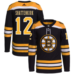 Men's Boston Bruins #12 Kevin Shattenkirk Black Stitched Jersey