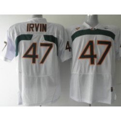 Miami Hurricanes #47 Irvin White Jersey