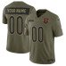 Men's Chicago Bears Active Player Custom Olive 2025 F.U.S.E. Salute to Service Limited Football Stitched Jersey