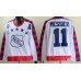 NHL 1992 All-Star #11 Mark Messier White 75TH Throwback CCM Jersey