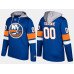 Adidas Islanders Men's Customized Name And Number Blue Hoodie