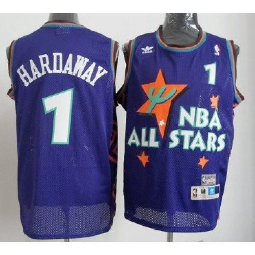 NBA 1995 All-Star #1 Penny Hardaway Purple Swingman Throwback Jersey