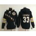 Old Time Hockey Boston Bruins #33 Zdeno Chara Black Womens Hoodie