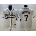 Men's Chicago White Sox #7 Tim Anderson White Cool Base Stitched Baseball Jersey1