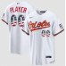 Men's Baltimore Orioles Active Player Custom White 2026 All-Star Edition Stars & Stripes & USA 250 Fourth of July Home Stadium Stitched Baseball Jersey