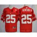 Wisconsin Badgers #25 Melvin Gordon III Red Jersey