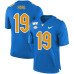 Pittsburgh Panthers 19 Dontez Ford Blue 150th Anniversary Patch Nike College Football Jersey