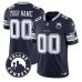 Men's Dallas Cowboys Active Player Custom Navy 2025 F.U.S.E Dallas City Patch Vapor Untouchable Limited Football Stitched Game Jersey